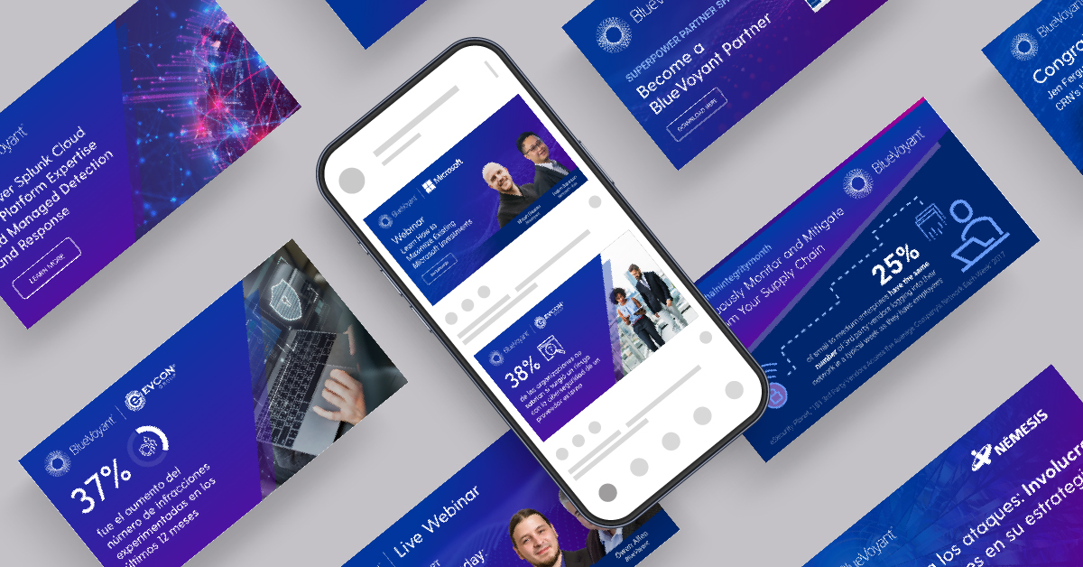 Blue Voyant Social Ad Graphics
