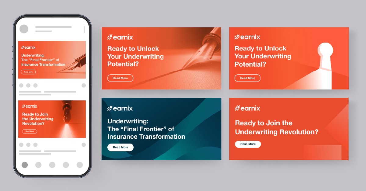 Earnix Social Post Graphics