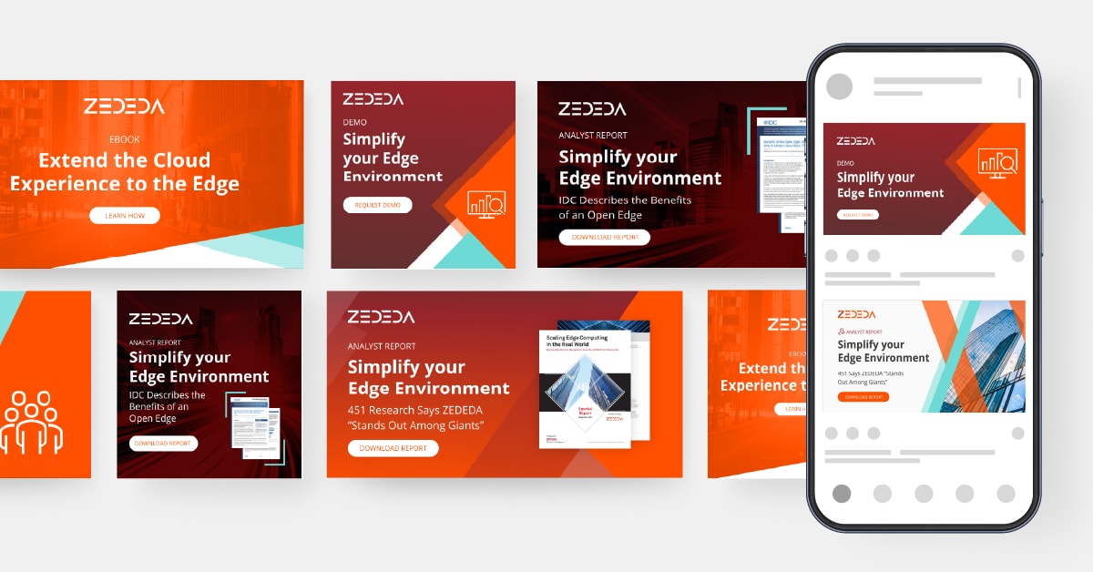 Zededa Social Post Graphics